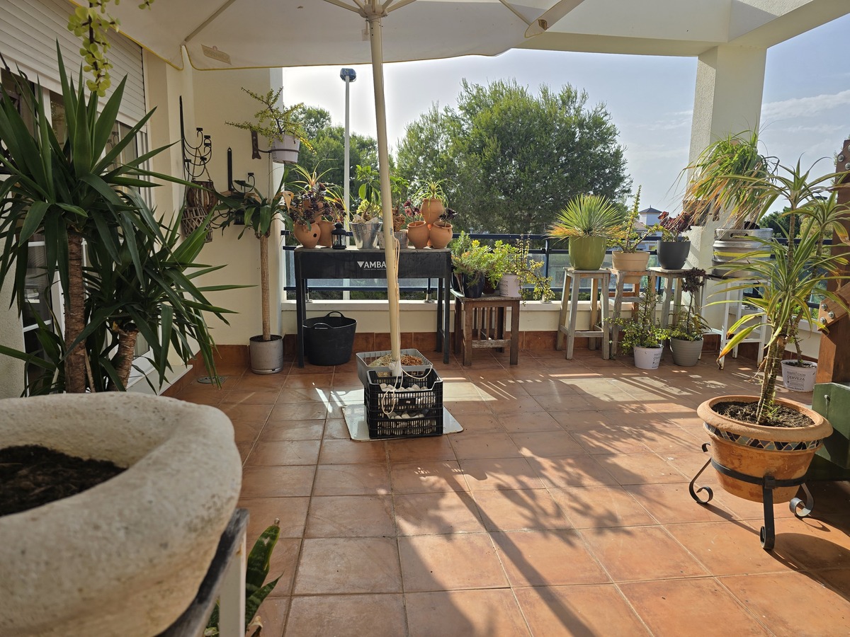 Dúplex con vistas al mar y piscina en Mil Palmeras — 3 dorm. y 119 m²